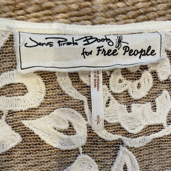 Free People Lace Tunic Blouse - Picture 5 of 10